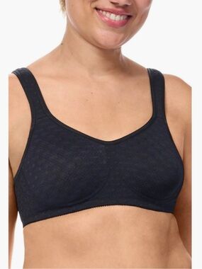 Amoena Black Tiana Wire-Free Bra